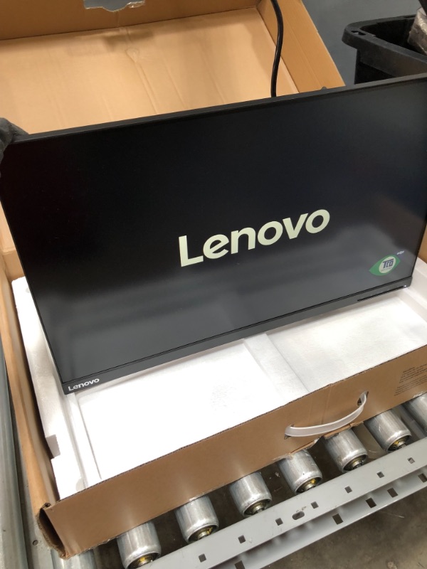 Photo 2 of Lenovo L27M-28 27-Inch FHD LED Backlit LCD USB Type-C Monitor, FreeSync, Wide Angle, Narrow Bezel, 75Hz, 4ms, Vesa Mount Capable, 65E6KAC1US, Black
