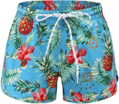 Photo 1 of SSLR Women's Board Shorts Quick Dry Printed Swimwear Bathing Suits, Size 36
