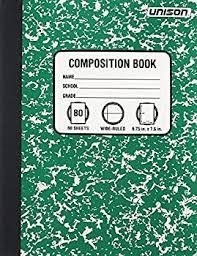 Photo 1 of Color Marbled Composition Notebook, 80 Sheets, Pack of 4, (Green, College Ruled) 6 pack 
