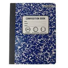 Photo 1 of Color Marbled Composition Notebook, 80 Sheets, Pack of 4, (Blue, College Ruled) 6 pack 
