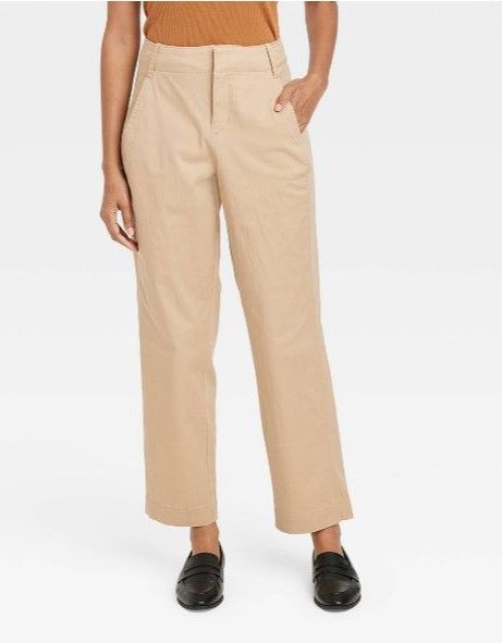 Photo 1 of * SIZE 18* Women's Straight Leg Chino Pants - A New Day™ 

