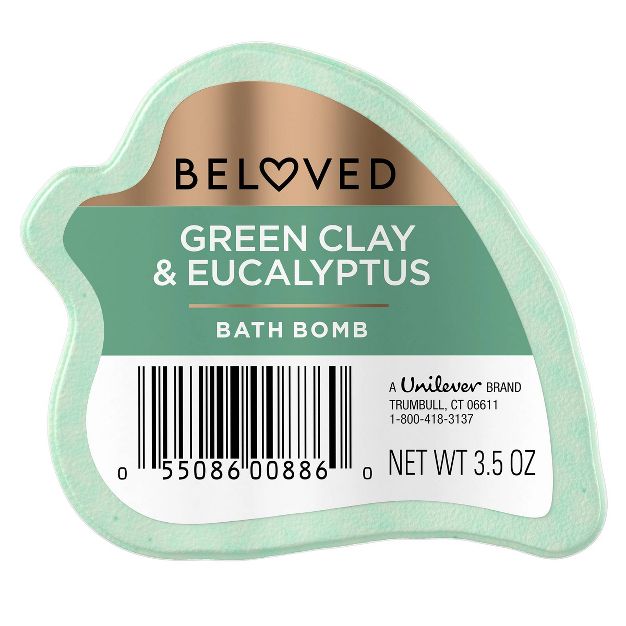 Photo 1 of * BUNDLE OF6* Beloved Green Clay and Eucalyptus Bath Bomb – 3.5oz

