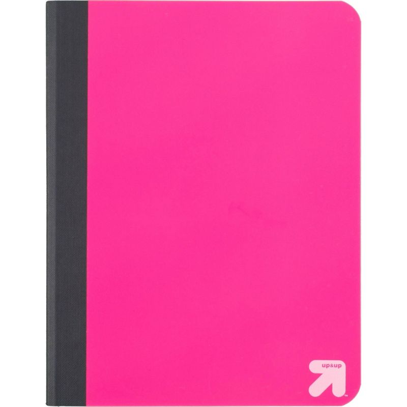 Photo 1 of *BUNDLE OF 10* Wide Ruled PINK Flexible Cover Composition Notebook - up&up
