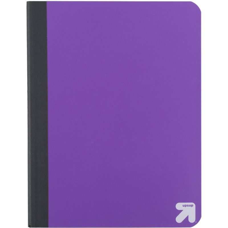 Photo 1 of * BUNDLE OF 6 * Composition Notebook Wide Ruled Everyone Together - Top Flight
Wide Ruled Purple Flexible Cover Composition Notebook - up&up

