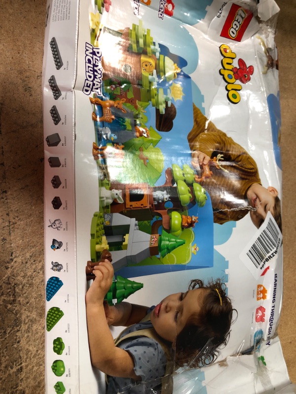 Photo 3 of *MISSING ITEMS UNKNOWN LEGO DUPLO Wild Animals of Europe 10979 Building Toy Set for Toddlers, Preschool Boys and Girls Ages 2-5 (85 Pieces)
