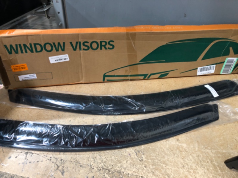 Photo 2 of * MISSING PARTS* Window Visors Vent Shades Wind Deflectors Rain Guards 2015-2018 Chevy Silverado & GMC Sierra 1500 2500HD 3500HD Crew Cab
