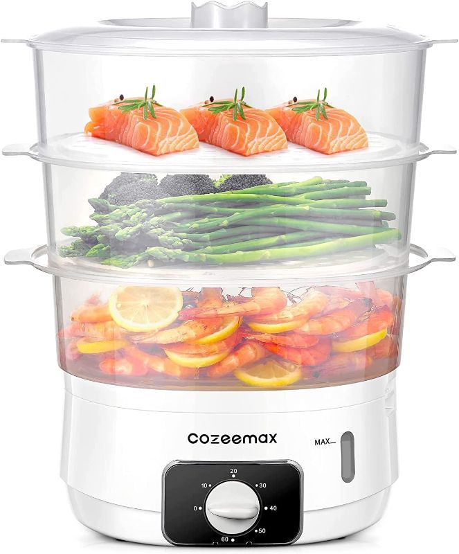 Photo 1 of Cozeemax 13.7QT Electric Food Steamer 3 Tier