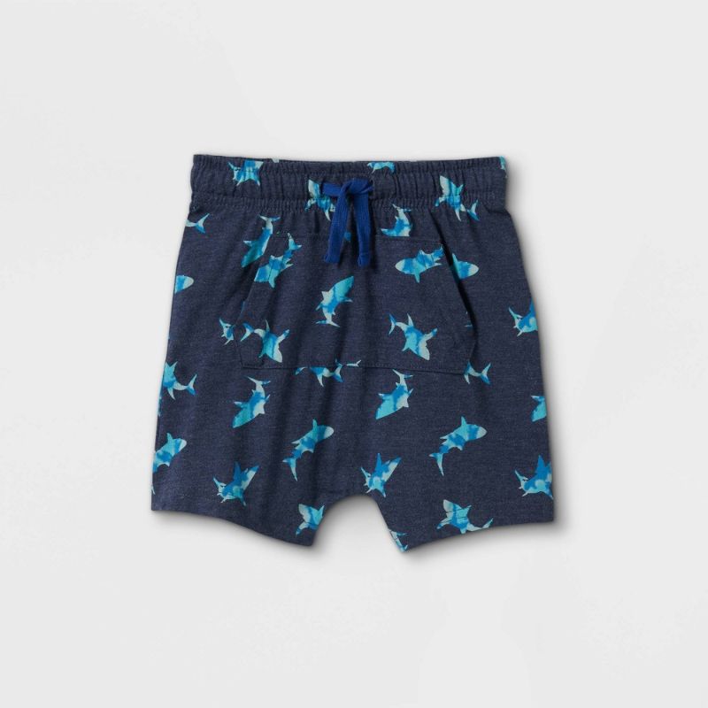 Photo 1 of Cat & Jack boys shark shorts 4t and 5 t 3 pack