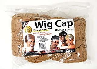 Photo 1 of Beauty Town Wig Cap 100 Pieces Bulk Bag Natural Nude