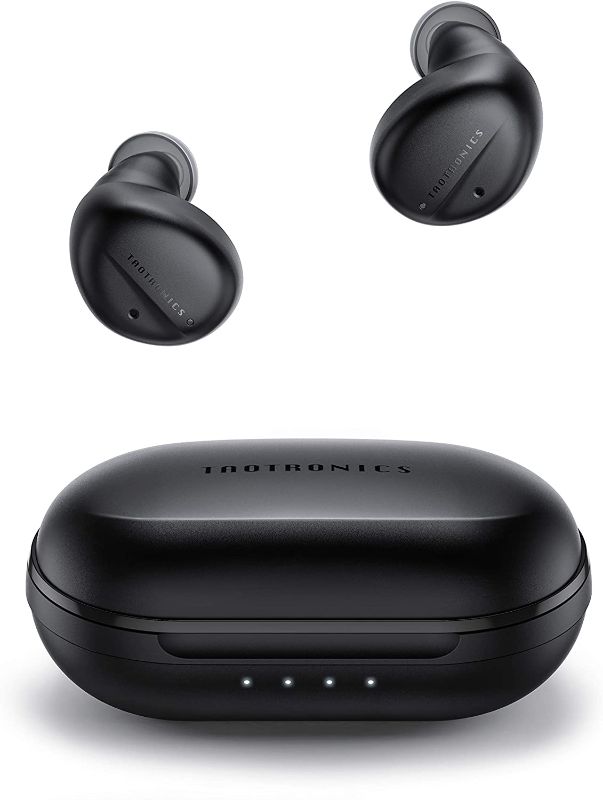 Photo 1 of True Wireless Earbuds Active Noise Cancelling TaoTronics SoundLiberty 94 4 Mic ANC Ear Buds Bluetooth 5.1 Earphones USB-C Charging 32h Playtime Touch Control Deep Bass for Sport