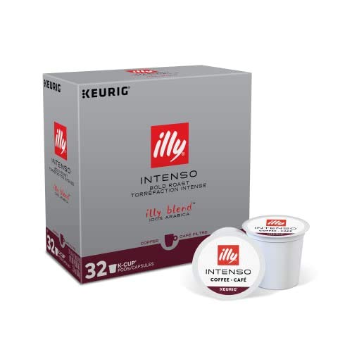 Photo 1 of BEST BY 5/08/2022
***NON-REFUNDABLE***
Illy Coffee, Intense & Robust, Intenso Dark Roast Coffee K-Cups, Made With 100% Arabica Coffee, All-Natural, No Preservatives, Coffee Pods for Keurig Coffee Machines, K-Cups, 32 K Cup Pods,, 13.4 Oz