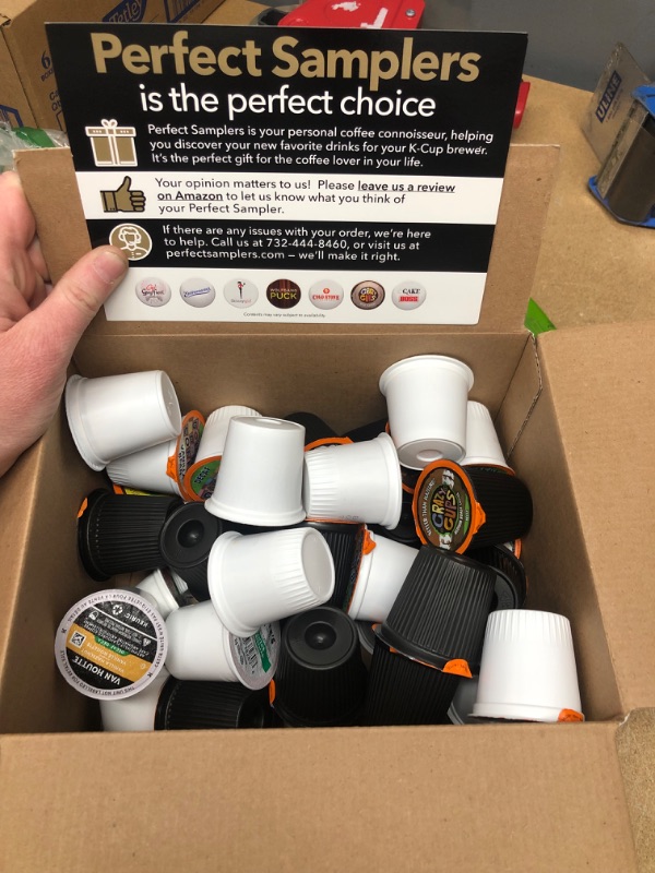 Photo 1 of BEST B Y 2/9/22
***NON-REFUNDABLE***
Flavored Decaf Coffee Pods Variety Pack, Great Mix of Decaffeinated Coffee Pods Compatible with all Keurig K Cups Brewers, 40 Count Bulk Coffee Pods Pack
