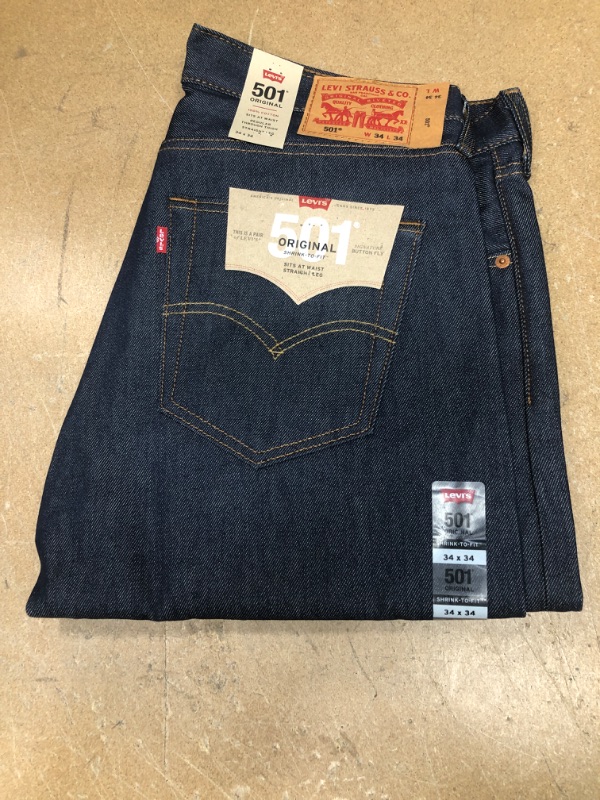 Photo 3 of Levi's mens 501 Original Fit Jeans
SIZE 34X34