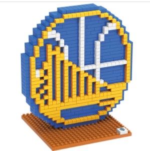 Photo 1 of Golden State Warriors Logo BRXLZ 3D Puzzle