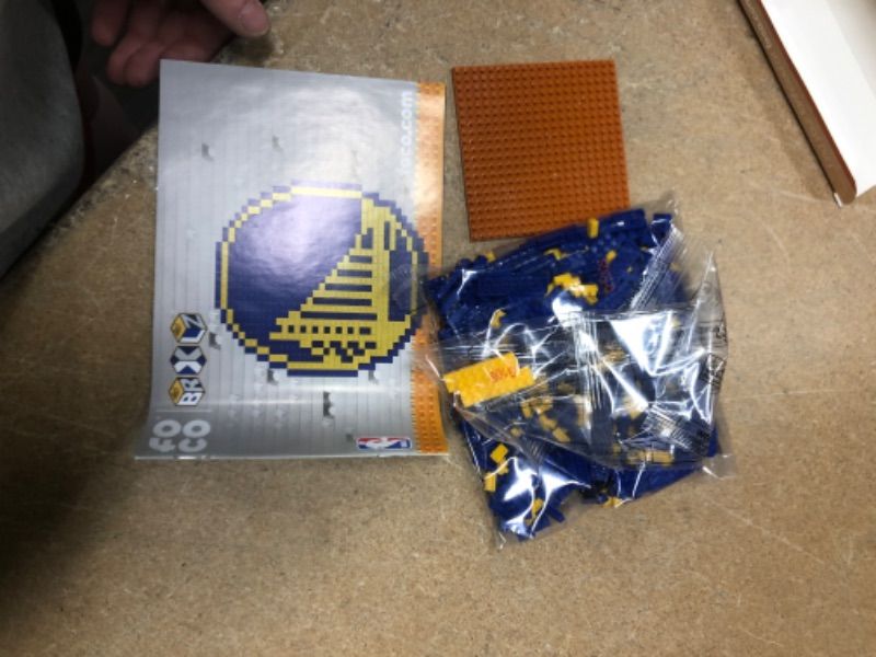 Photo 2 of Golden State Warriors Logo BRXLZ 3D Puzzle