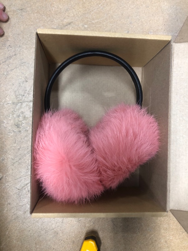 Photo 2 of Warm Fur Female Earmuffs Made Of Genuine Rabbit Fur