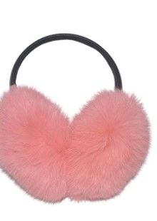 Photo 1 of Warm Fur Female Earmuffs Made Of Genuine Rabbit Fur