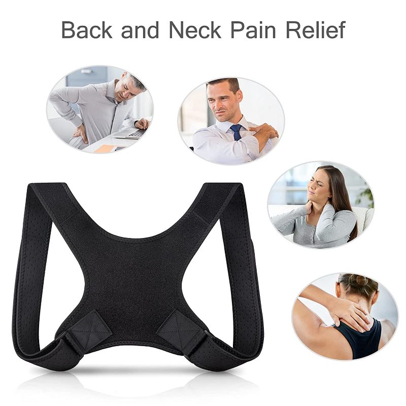 Photo 1 of Posture Corrector for Men and Women, Bettliv Back Brace for Posture, Adjustable and Breathable Posture Brace Back Straightener for Back, Neck and Shoulder Pain Relief
2-PACK
