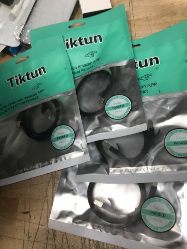 Photo 1 of Musment Cat 8 Ethernet Cable 3FT 6FT 10FT 15FT 20FT 25FT 30 FT 50FT 100FT, High Speed Ethernet Cord,Indoor&Outdoor (3FT), Black - 4 PACK

