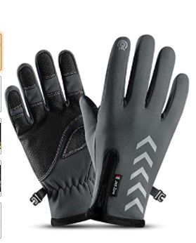 Photo 1 of Jist Zovi Winter Gloves for Men and Women,Waterproof Touch Screen Gloves for Cycling and Outdoor Work,Anti-Slip -30? Windproof Thermal Gloves,Warm Gifts for Men - XL
