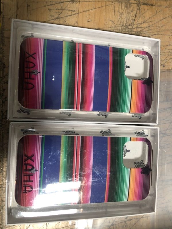 Photo 2 of Xaha case for iPhone 12 PRO MAX case with Mexican design sarah skin. - 2 - PACK
SOLD AS IS;  NO REFUNDS