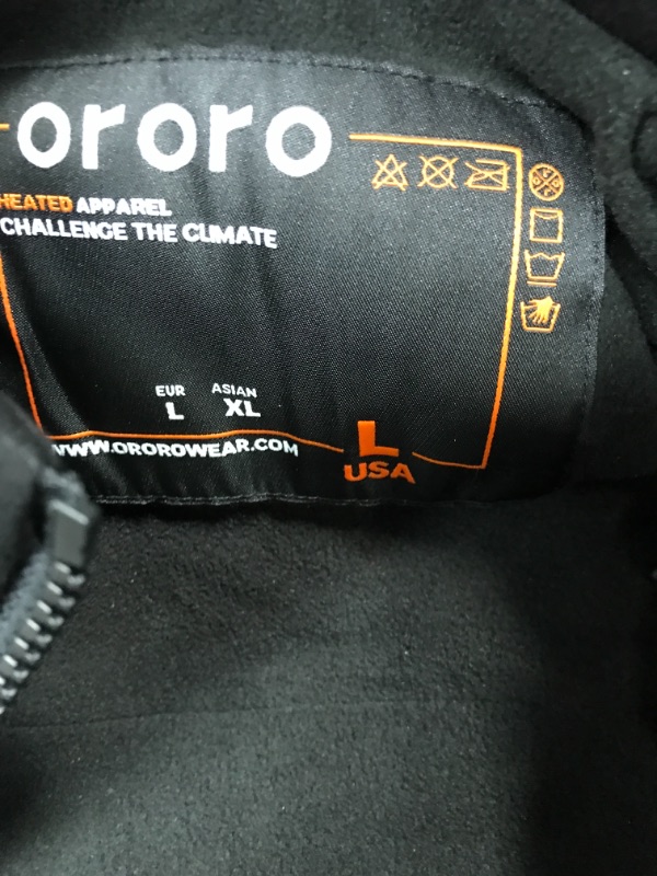 Photo 3 of ORORO Men's Fleece Heated Vest with Battery Pack
LARGE