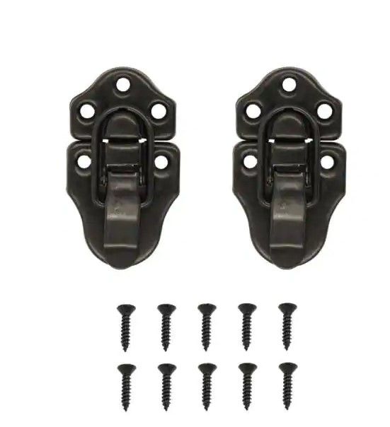 Photo 1 of 
Everbilt
2-3/4 in. x 1-1/2 in. Oil-Rubbed Bronze Chest Latches - 10 PACK