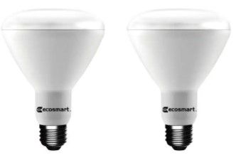 Photo 2 of 75-Watt Equivalent BR30 Dimmable ENERGY STAR LED Light Bulb Soft White (2 packs of 2) (4)
