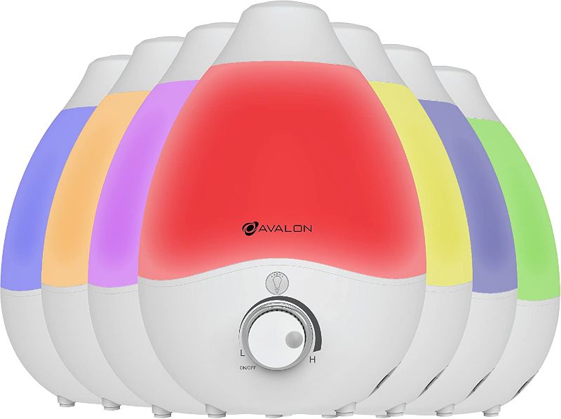 Photo 1 of Avalon Premium Cool Mist Humidifier with Aromatherapy Essential Oil Drop Diffuser, with 7 Adjustable LED Lights,