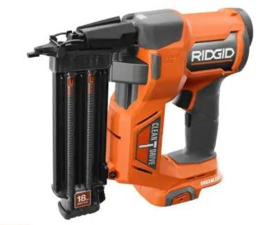 Photo 1 of 18V Brushless Cordless 18-Gauge 2-1/8 in. Brad Nailer (Tool Only) with CLEAN DRIVE Technology
