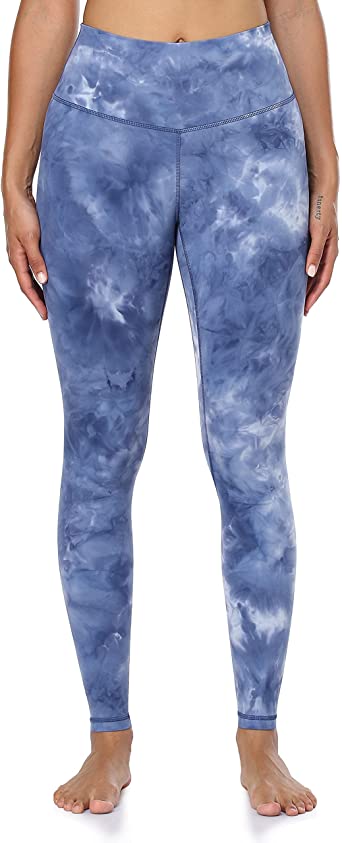 Photo 1 of YUNOGA Women's Buttery Soft High Waist Yoga Pants Tie Dye Full Length Leggings
 (XL)