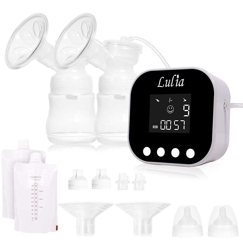 Photo 1 of Double Electric Breast Pump with Milk Storage Bags and Adapters