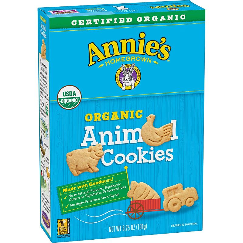 Photo 1 of **NON REFUNDABLE** best by date: 10/05/2022 Annies Organic Animal Cookies, 6.75 oz (2 boxes)
