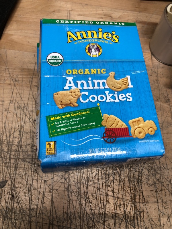 Photo 2 of **NON REFUNDABLE** best by date: 10/05/2022 Annies Organic Animal Cookies, 6.75 oz (2 boxes)
