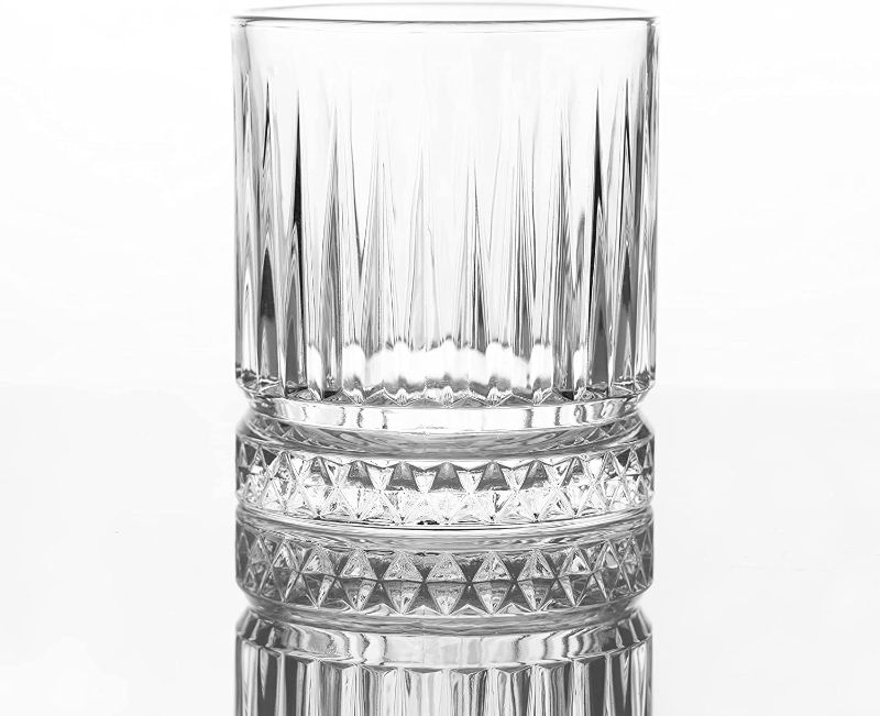 Photo 1 of  Whiskey Glass Set of 6 - The Chandelier - Old Fashioned Bar Glasses for Cocktail Lovers - Lead-Free Scotch Glass
