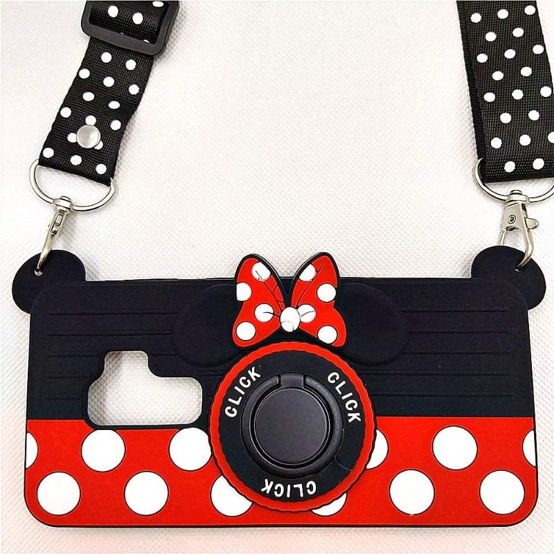 Photo 1 of Galaxy S9 Plus Case with Lanyard, Galaxy S9+ Case Cute Minnie