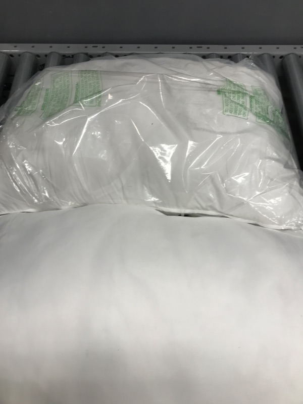 Photo 2 of **LIGHT WARE** Serta Down Illusion Soft Hypoallergenic Medium Firm Bed Pillows for Sleeping (2 Pack)