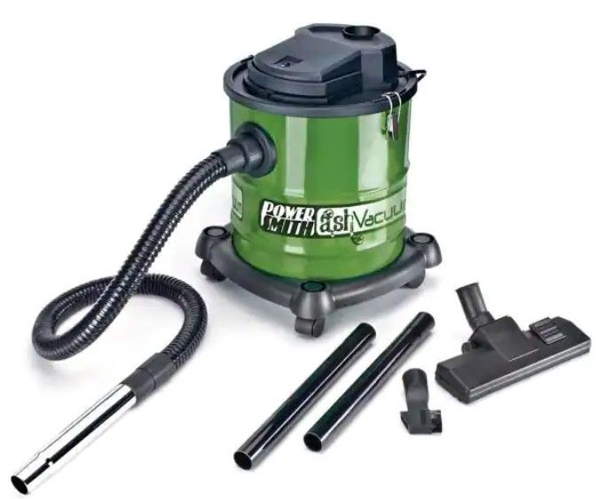 Photo 1 of 10 Amp 3 Gal. All-In-One Wheeled Ash/Shop Vacuum with Metal Lined Hose, Washable Filter and 5 Accessory Nozzles
