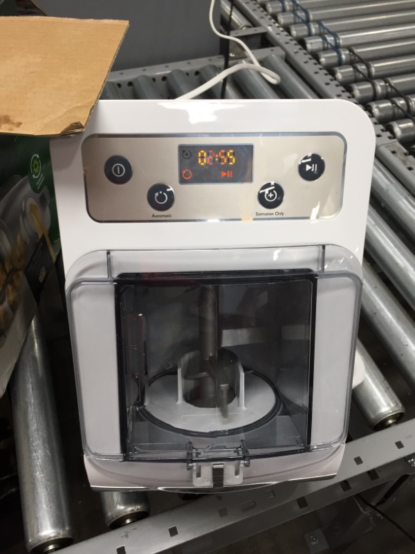 Photo 1 of Philips Pasta and Noodle Maker Plus, Large, HR2375/06 with Philips Avance Collection 4-in 1 Angel Hair, Pappardelle, Thick Spaghetti & Tagliatelli, One size, White
