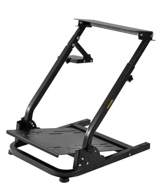 Photo 1 of USED: VEVOR
Racing Wheel Stand Shifter Mount fit for Logitech G920 G27 G25 G29 Gaming Wheel Stand, Wheel Pedals NOT Included  Depth (in.) 22.6 in Height (in.) 27 in Width (in.) 18.9 in