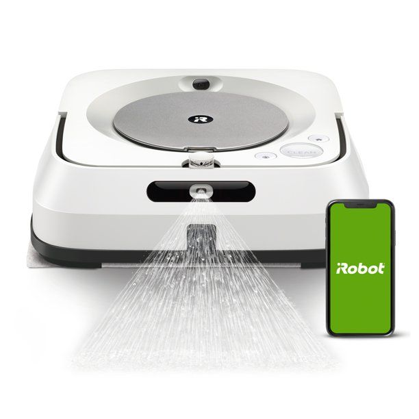 Photo 1 of USED: iRobot Braava Jet M6 (6110) Ultimate Robot Mop- Wi-Fi Connected, Precision Jet Spray, Smart Mapping, Works with Google Home, Ideal for Multiple Rooms, Recharges and Resumes
10.00 x 10.60 x 3.50 Inches

