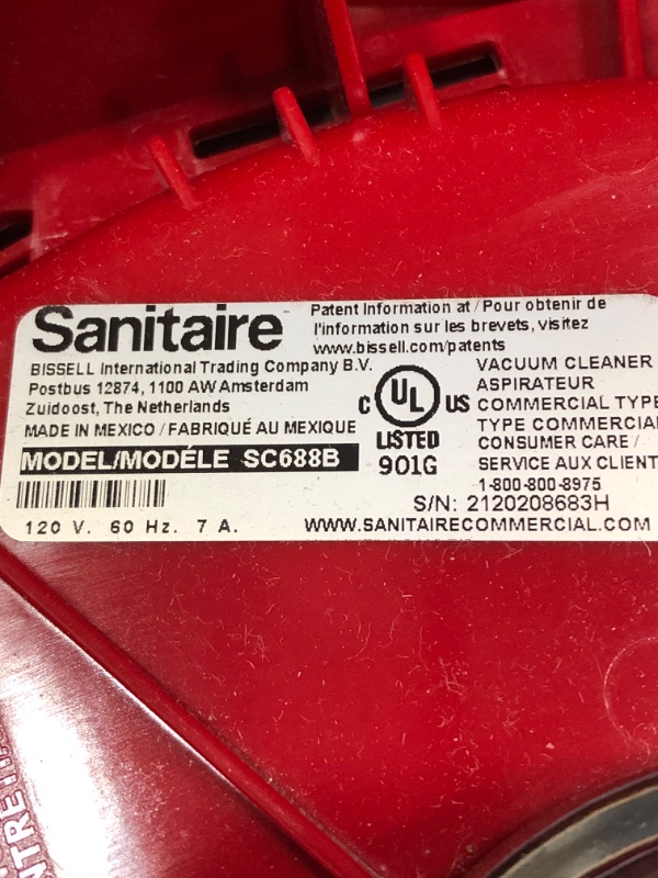 Photo 3 of Sanitaire TRADITION Upright Commercial Bagged Vacuum, SC684G
