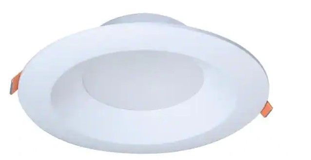 Photo 1 of Halo
LT6 Series 6 in. Selectable CCT (3000K-5000K) Canless Integrated LED White Recessed Light Trim, Direct Mount, Dimmable