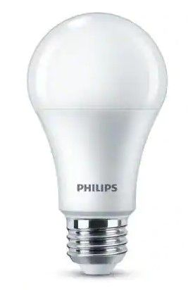 Photo 1 of 75-Watt Equivalent A19 Dimmable Energy Saving LED Light Bulb Daylight (5000K) (2-Pack)