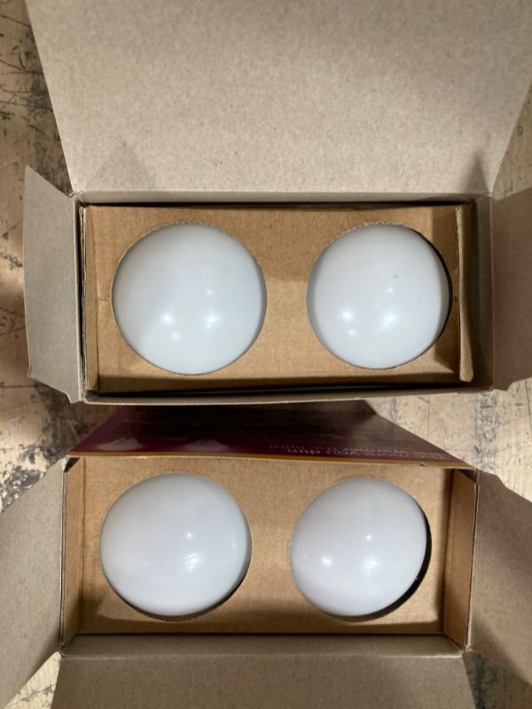 Photo 1 of 100-Watt Equivalent A19 Dimmable Energy Saving LED Light Bulb Daylight (5000K) (2-Pack)