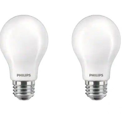 Photo 1 of Philips
40-Watt Equivalent A19 Dimmable with Warm Glow Dimming Effect Energy Saving LED Light Bulb Soft White (2700K) (2-Pack)