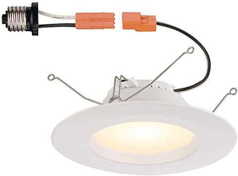 Photo 1 of Commercial Electric 5 & 6 in. White Recessed LED Trim T65
