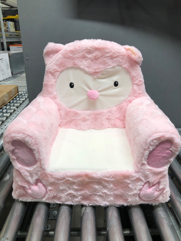 Photo 2 of Animal Adventure - Sweet Seats - Pink Owl Children's Plush Chair