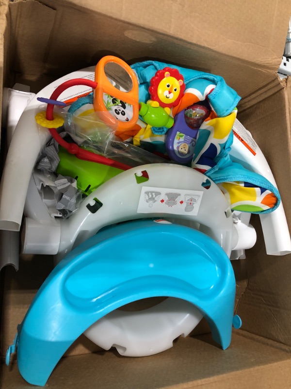 Photo 2 of Fisher-Price Deluxe Sit-Me-Up Floor Seat with Toy-Tray Happy Hills