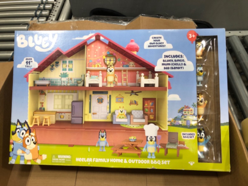 Photo 2 of Bluey Mega Bundle Home, BBQ Playset, and 4 Figures | Amazon Exclusive